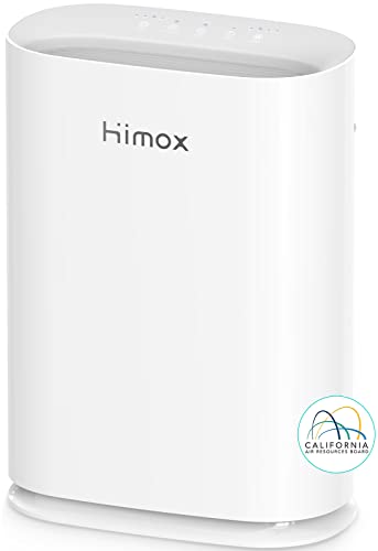HIMOX Air Purifiers for Home Large Room Mold Pets Odor Hair Allergies in Bedroom House Office 2000 ft², 5 in 1 Medical Grade H13 Ture HEPA Filter 99.99% Removal of Dust Smoke Pollen, Ozone Free, H05