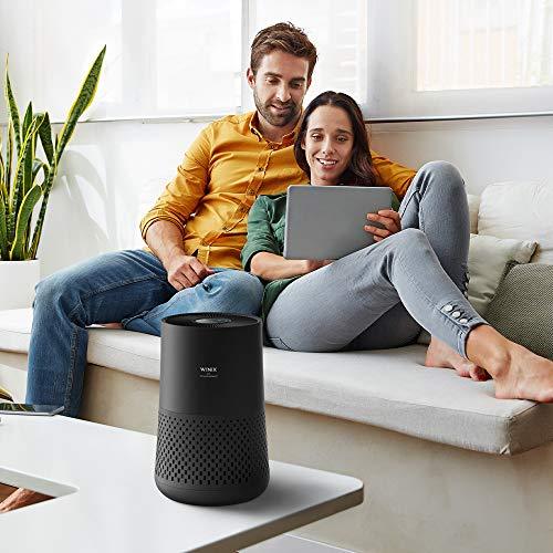 Winix A230 Tower H13 True HEPA 4-Stage Air Purifier, Perfect for Home office, Home classroom, Bedroom and Nursery, Charcoal Grey - Sales4U