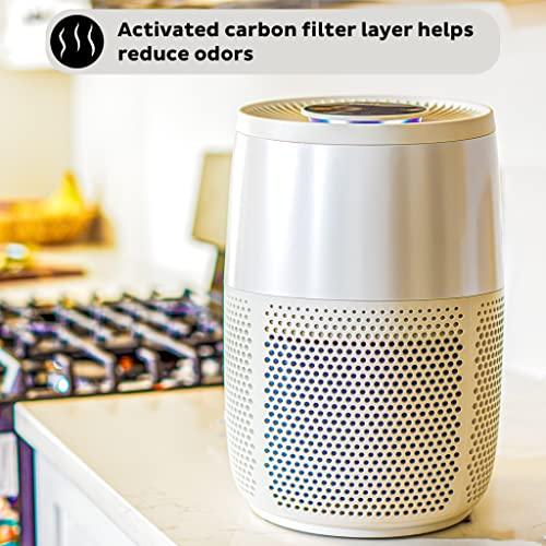 Instant HEPA Quiet Air Purifier, From the Makers of Instant Pot with Plasma Ion Technology for Rooms up to 630ft2; removes 99% of Dust, Smoke, Odors, Pollen & Pet Hair, for Bedrooms & Offices, Pearl - Sales4U