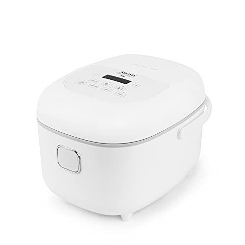 Aroma Housewares Professional 8-Cups (Cooked) / 2Qt. 360° Induction Rice Cooker & Multicooker (ARC-7604), White - Sales4U