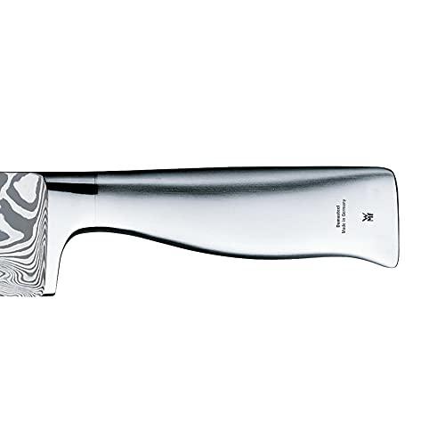 WMF 3-Piece Knife Set Utility Knife Meat Knife Chef's Knife Damasteel Damascus Performance Cut Forged Sharpening Steel Cromargan Stainless Steel 120 Layers of Handles in a Wooden Box Made in Germany - Sales4U