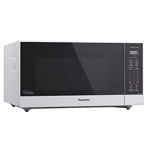 Panasonic NN-SN75LW 1.6 cu.ft Cyclonic Inverter Countertop Microwave Oven 1250Watt Power with Genius Sensor Cooking, cft, White - Sales4U