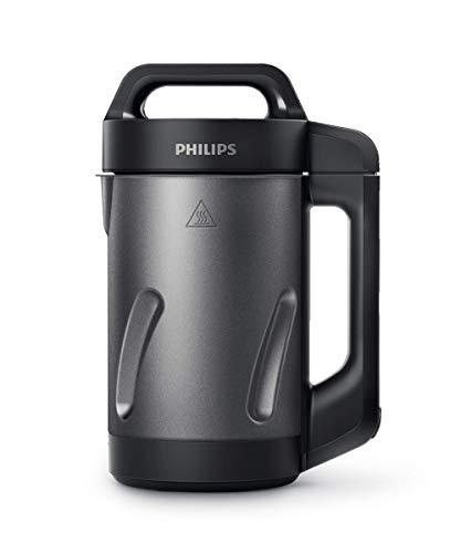 Philips Soup and Smoothie Maker, Makes 2-4 servings, HR2204/70, 1.2 Liters, Black and Stainless Steel - Sales4U