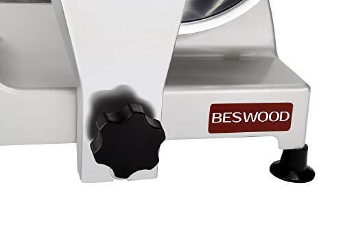 BESWOOD 9" Premium Chromium-plated Steel Blade Electric Deli Meat Cheese Food Slicer Commercial and for Home Use 240W BESWOOD220 - Sales4U