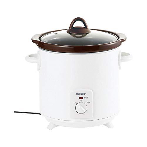 TWINBIRD Slow Cooker EP-D819W (White & Brown)【Japan Domestic genuine products】 - Sales4U