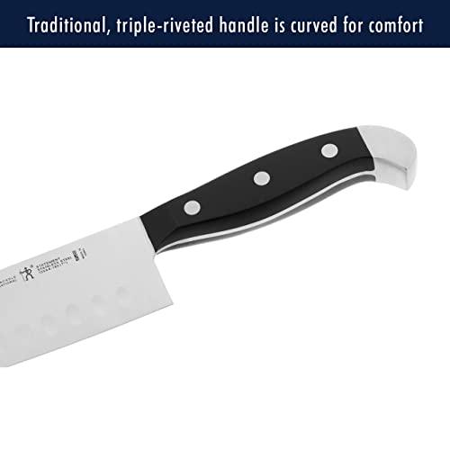 HENCKELS Premium Quality 12-Piece Statement Knife Set with Block, Razor-Sharp, German Engineered Knife Informed by over 100 Years of Masterful Knife Making, Lightweight and Strong, Dishwasher Safe - Sales4U