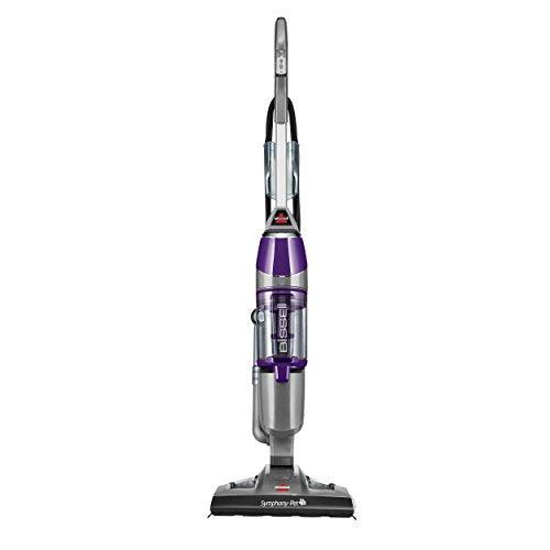 Bissell Symphony Pet Steam Mop and Steam Vacuum Cleaner for Hardwood and Tile Floors, with Microfiber Mop Pads, 1543A,Purple - Sales4U