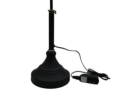 HomeFocus LED Piano Desk Table Lamp,Reading Desk Table Lamp,Study Lamp,Touch Dimmable,Adjustable Height,Multi-Functional,Metal,Black +Bronze,LED 5W,3000K,Play Piano,Reading or Office Working.