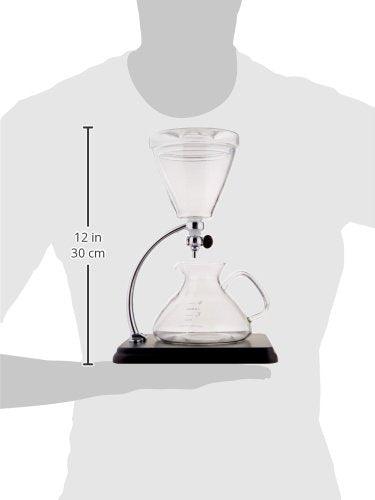 Yama Glass Pour Over Coffee Maker, BLACK - Sales4U