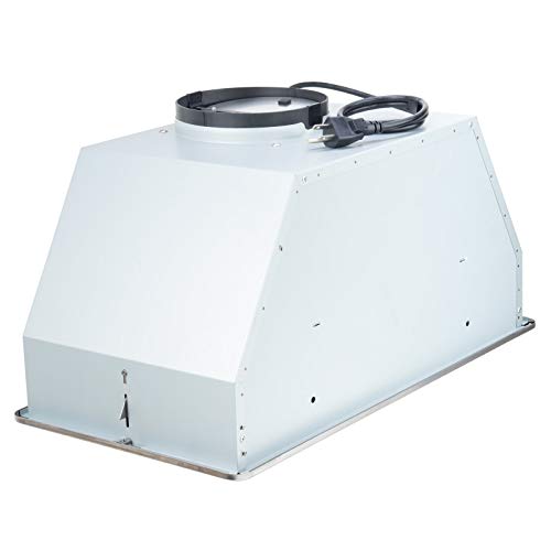 Miseno MH80120AS Miseno MH80120AS 150 - 390 CFM 20 Inch 3-Speed Ultra Quiet Range Hood Insert with Halogen Lighting