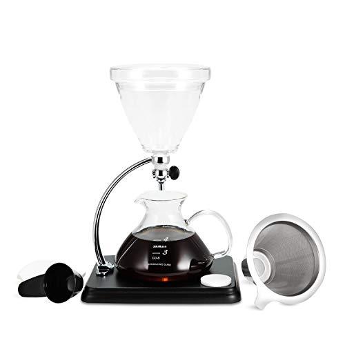 Yama Glass Pour Over Coffee Maker, BLACK - Sales4U