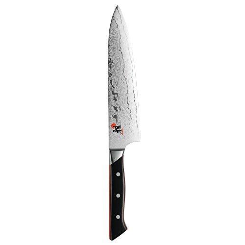Miyabi Fusion Morimoto Edition Chef's Knife, 8-inch, Black w/Red Accent/Stainless Steel - Sales4U