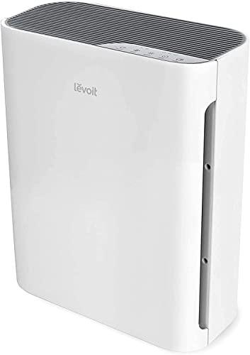 LEVOIT Air Purifiers for Home Large Room, H13 True HEPA Filter Cleaner with Washable Filter for Allergies, Smoke, Dust, Pollen, Quiet Odor Eliminators for Bedroom, Pet Hair Remover, Vital 100, White - Sales4U