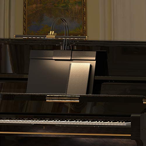 Cocoweb GPLED22MBD LED Grand Piano Lamp, Mahogany Bronze