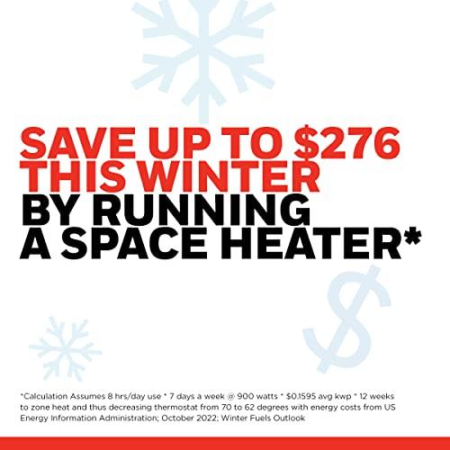 Honeywell HeatGenius Ceramic Heater, Black – Easy to Use Space Heater with Multi-Directional Heating, Digital Controls and Programmable Thermostat - Sales4U