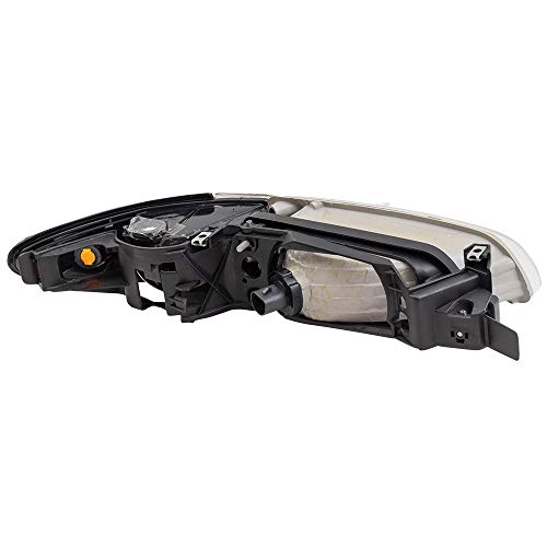 Brock Replacement Driver and Passenger Set Halogen Headlights Compatible with 1997-2003 Grand Prix