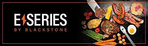 Blackstone 22-Inch Electric Griddle - 1200W Non Stick Ceramic Titanium Coated Stainless Steel Tabletop Griddle with EZ-Touch Control Dial, LCD Display, Patented Rotate & Remove Glass Hood - 8001 - Sales4U