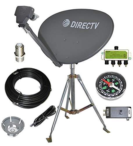 DirecTV SWM SL3S Portable Satellite RV Dish Kit Camping Tailgating with Tripod SWiM and level - Sales4U