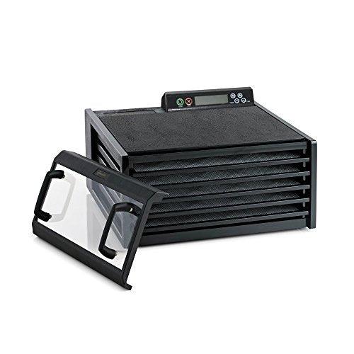 Excalibur 3548CDB Electric Food Dehydrator Features Adjustable Thermostat and Digital 48-Hour Timer Faster and Efficient Drying, 5-Tray, Black - Sales4U