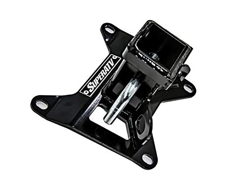 SuperATV 2" Rear Receiver Hitch for 2019+ Honda Talon 1000R / 2019+ Honda Talon 1000X / 2020+ Honda Talon 1000X-4 | Includes Cotter Pin & Hitch Pin | 3/16” Heavy-Duty Steel | Tow up to 1500 Lbs.