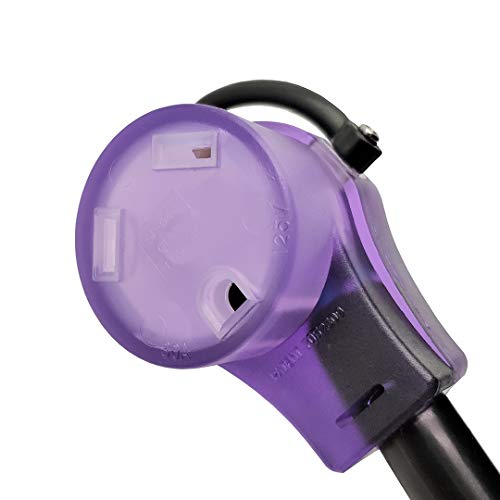 Parkworld RV 30A Extension Cord NEMA TT-30 with Handle, Camper 30amp TT-30P to TT-30R (100FT)