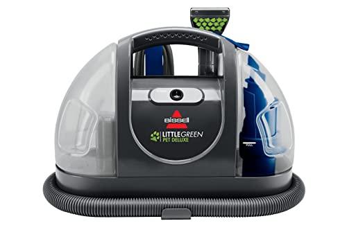 Bissell Little Green Pet Deluxe Portable Carpet Cleaner, 3353, Gray/Blue - Sales4U