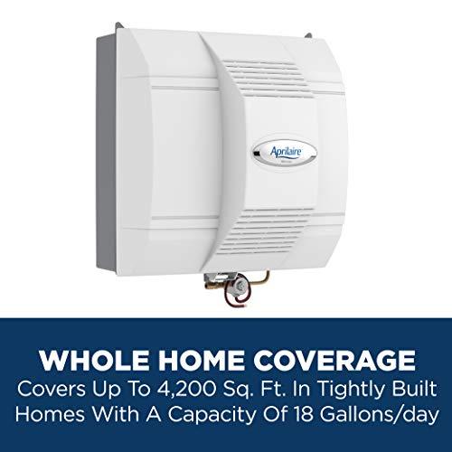AprilAire 700M Whole Home Humidifier, Manual Fan Powered Furnace Humidifier, Large Capacity Whole House Humidifier for Homes up to 5,300 Sq. Ft., White - Sales4U