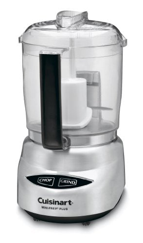 Cuisinart Mini Prep Plus Food Processor, 4 Cup, Brushed Stainless & CPT-160 Metal Classic 2-Slice Toaster, Brushed Stainless