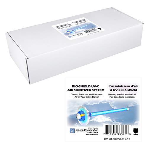 Bio Shield Antimicrobial Protection 50-BUVAS-E UV-C Air Sanitizer System, Cleans Air of Bacteria, Germs, Mold and Allergens, Complete Unit - Sales4U