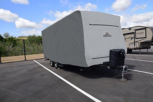 Wolf by Covercraft CY31043 Travel Trailer RV Cover 24'1" - 26' , Gray - Sales4U