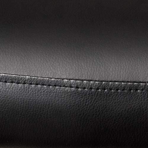 Boss Office Products Leather Sled Base Side Chair in Black - Sales4U