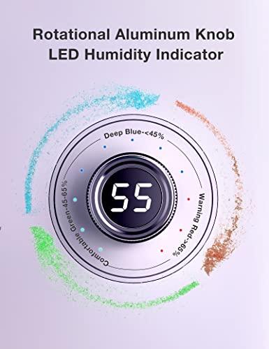 Lumisys 2000 Sq Ft 30 Pints Dehumidifiers for Large Room, Basements, Home, Bathroom, Bedroom, with Auto or Manual Drainage | 36db Industry Leading Noise Reducing | Air Filter, Three Operation Modes, Rotating Knob - Sales4U