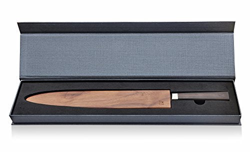 Cangshan J Series 62793 X-7 Steel Sashimi Chef Knife With Walnut Sheath, 12-Inch