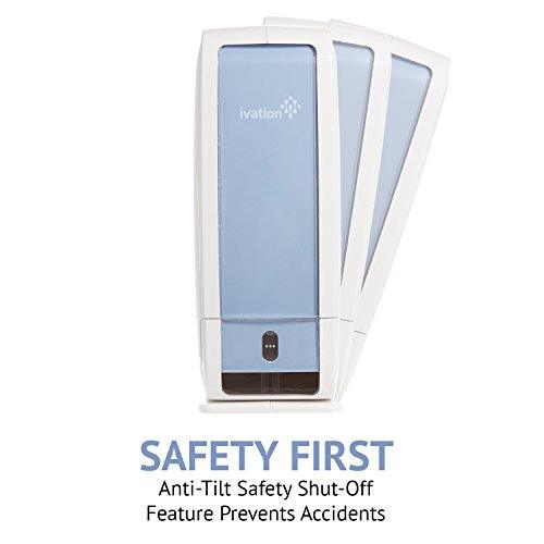 Ivation 13-Pint Small-Area Desiccant Dehumidifier Compact and Quiet - With Continuous Drain Hose for Smaller Spaces, Bathroom, Attic, Crawlspace and Closets - For Spaces Up To 270 Sq Ft, White - Sales4U