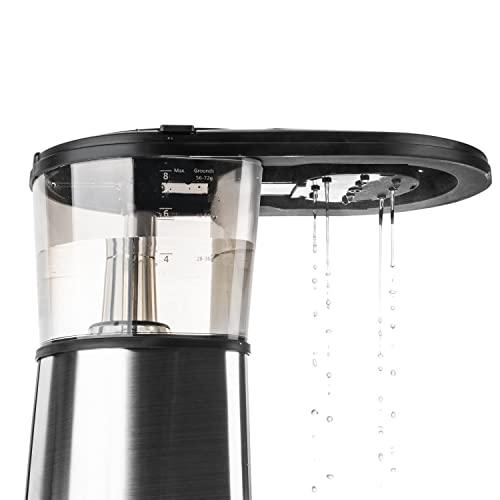 Bonavita 8 Cup Drip Coffee Maker Machine, One-Touch Pour Over Brewing w/ Double Wall Thermal Carafe, Flat Bottom Filter Basket, BPA Free, Dishwasher Safe, SCA Certified, Stainless Steel, BV1900TS - Sales4U