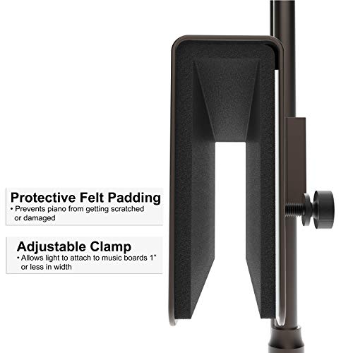 Cocoweb GPLED22MBD LED Grand Piano Lamp, Mahogany Bronze