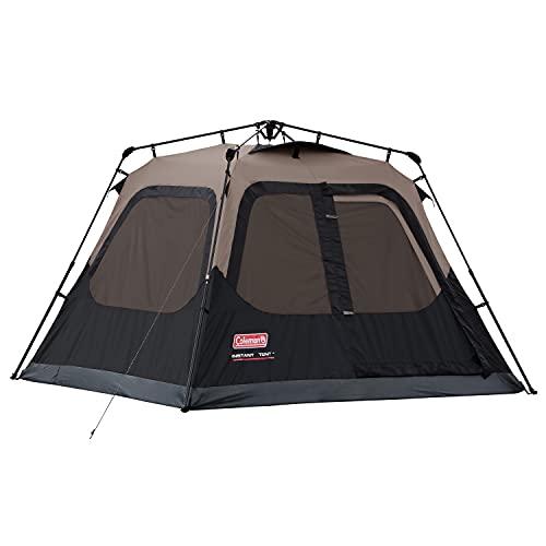 Coleman 4-Person Cabin Tent with Instant Setup | Cabin Tent for Camping Sets Up in 60 Seconds - Sales4U