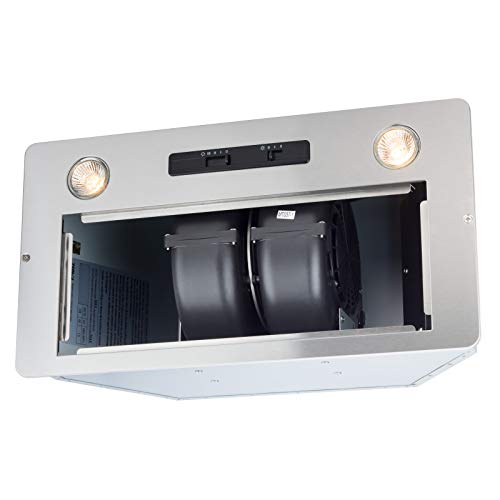 Miseno MH80120AS Miseno MH80120AS 150 - 390 CFM 20 Inch 3-Speed Ultra Quiet Range Hood Insert with Halogen Lighting