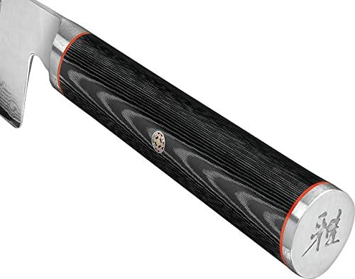 Miyabi Kaizen Chef's Knife, Medium, Black with Red Accent - Sales4U