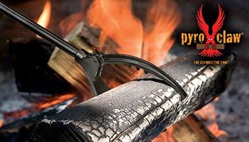 36" Pyroclaw Ultimate Campfire/Fireplace Tool, Log Grabber, Very Heavy Duty and "BUILT TO LAST" - Sales4U