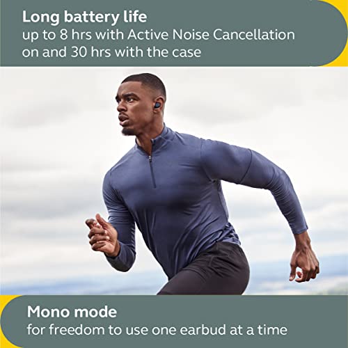 Jabra Elite 7 Active True Wireless Earbuds — Bluetooth Sports Earbuds Shake Grip for Secure in-Ear Fit — Ultimate Workout Earbuds, Adjustable Active Noise Cancellation, Fast Charging — Navy