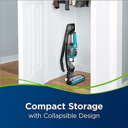 BISSELL Adapt Ion Pet 10.8V Lithium Ion 2 in 1 Cordless Stick Vacuum, Teal, 2286A - Sales4U