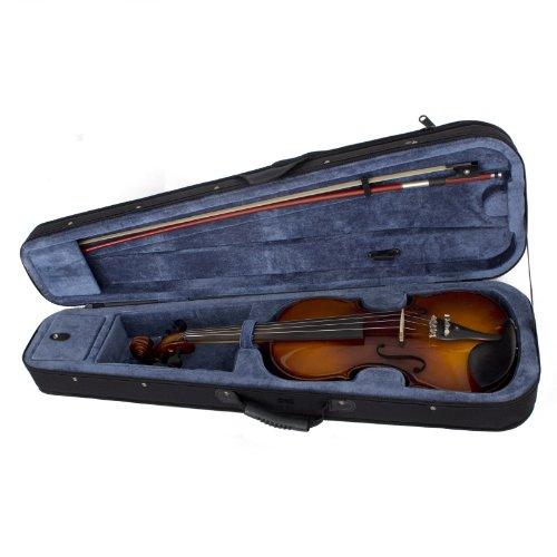 Cecilio 4/4 CVNAE-330 Ebony Fitted Acoustic/Electric Violin in Antique Varnish (Full Size) - Sales4U