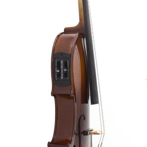 Cecilio 4/4 CVNAE-330 Ebony Fitted Acoustic/Electric Violin in Antique Varnish (Full Size) - Sales4U