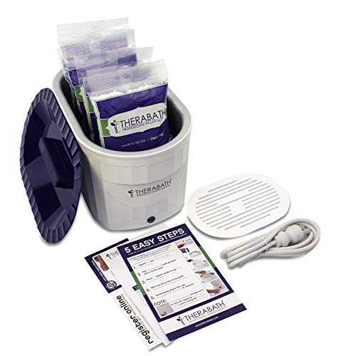 Therabath Professional Thermotherapy Paraffin Bath - Arthritis Treatment Relieves Muscle Stiffness - for Hands, Feet, Face and Body - 6 lbs Blooming Lilacs