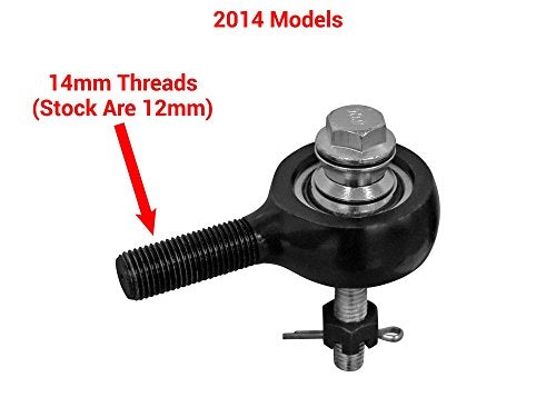 SuperATV Heavy-Duty RackBoss Rack and Pinion for 2014-2018 Polaris Ranger XP 1000 / 2014-2018 Polaris Ranger XP 4 1000 | 65% Larger Housing | Easy Bolt-On Design | Uses Steel Tie Rods