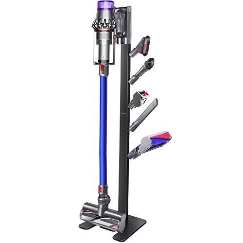 XIGOO Storage-Stand-Docking-Station-Holder Compatible with Dyson V15 Detect V11 V10 V8 V7 V6 Cordless Vacuum Cleaners & Accessories, Stable Metal Bracket Organizer Rack, Brushed Black - Sales4U