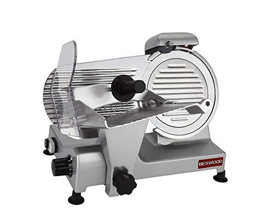 BESWOOD 9" Premium Chromium-plated Steel Blade Electric Deli Meat Cheese Food Slicer Commercial and for Home Use 240W BESWOOD220 - Sales4U