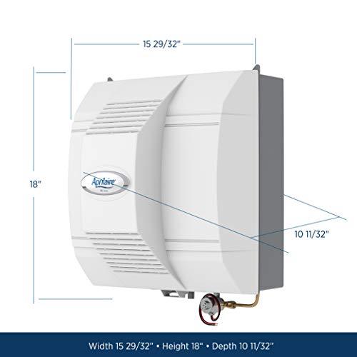 AprilAire 700M Whole Home Humidifier, Manual Fan Powered Furnace Humidifier, Large Capacity Whole House Humidifier for Homes up to 5,300 Sq. Ft., White - Sales4U