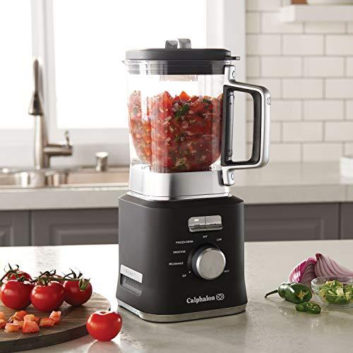 Calphalon Precision Control 50 Oz Blender with 900-Watt Base and BPA-free Tritan jar, Matte Black - Sales4U